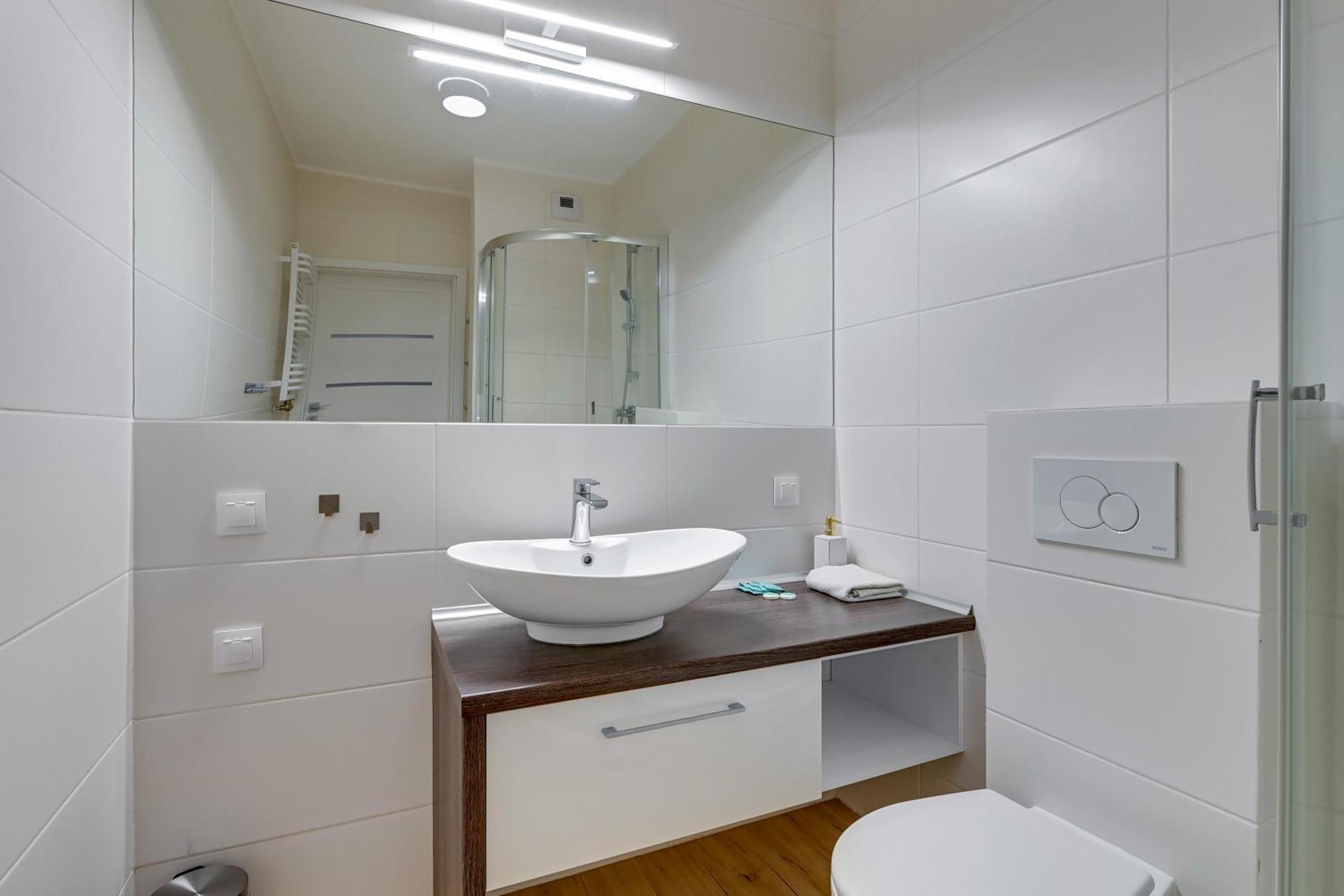 Apartament Nadmorskie Spektrum & Parking Gdansk Bagian luar foto